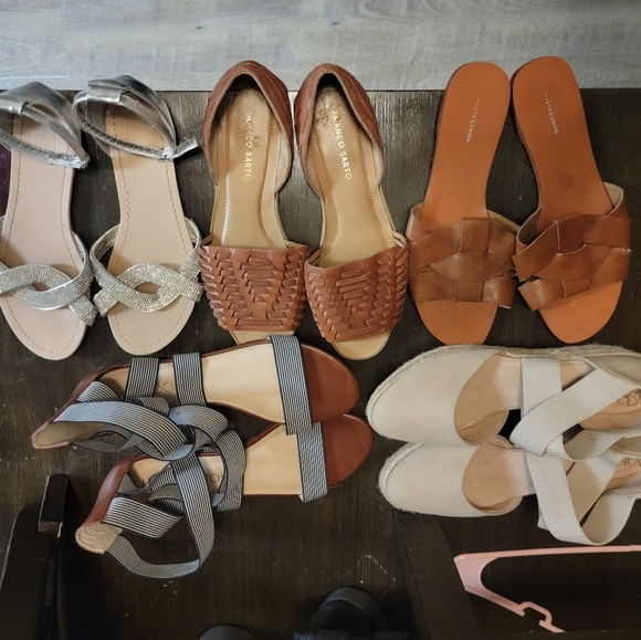 Bunch of Sandals 5x Size 10 - Picture 1 of 6